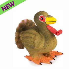 Pty00-15864 Petsafe Sportsmen Latex Meeze Turkey Dog Toy Interactive Treat Dispensing Fun