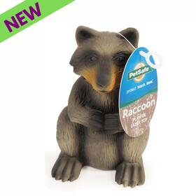 Pty00-15865 Petsafe Sportsmen Squeeze Meeze Raccoon Dog Toy Interactive Fun Treat Dispensing