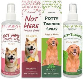 Petstoral 445045480425 Pet Not Here And Potty Training Aid Dog Spray To Prevent Peeing Pooping
