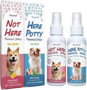 Petstoral 721702817436 Dog Not Here And Potty Training Spray Kit Puppy Essentials 3.38 Oz