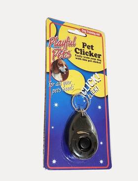 Pms 025572021203 Dog Training Clicker On Key Ring Slide Card