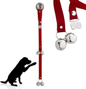 Poochiebells 711181226218 Handcrafted Dog Doorbell For Potty Training Easy And Quick Doggie-safe Usa-made