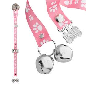 Poochiebells 850071365122 Dog Doorbell Potty Training Bells Safe Usa-made With Perfect Sound Dog