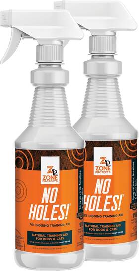 Protects 726084279148 No Holes Dog Digging Prevention Spray 2 32oz Pack Bundle Natural