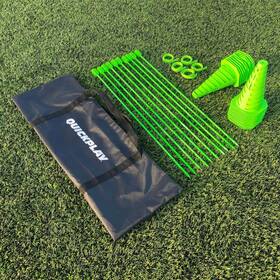 Quickplay 060176335271 Pro Speed Agility Set Multi-sport Training Poles Cones