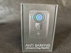 Quiet Companion X0043x92pz Anti Bark Ultrasonic Dog Repeller Adjustable Led Display Black