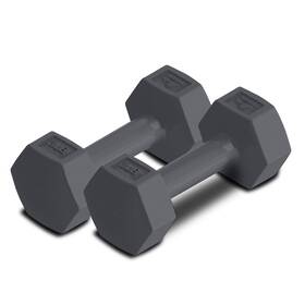 Rbx 812350225336 Vinyl Coated Hand Weight Dumbbell Set 3lbs Each - Hex Shaped 3lb Grey Rbx 812350225336 Vinyl Coated Hand Weight Dumbbell Set 3lbs Each - Hex Shaped 3lb Grey