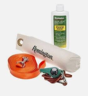 Remington 076484444937 Dog Training Kit - Canvas Dummy Whistle Nylon Check Cord Pheasant