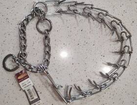 Retriever 749394025359 Prong Pinch Dog Training Collar Xl 4mm X 22 Inch New
