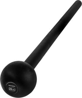 Retrospec 4642 Revolve Steel Macebell For Strength Training 20 Lbs Matte Black
