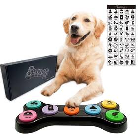 R8-b1 Ribosy Dog Buttons For Communication 7 In 1 Talking Button Set Recordable Trai R8-b1 Ribosy Dog Buttons For Communication 7 In 1 Talking Button Set Recordable Trai