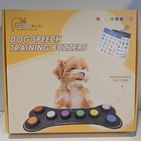 X0039zzl03 Ribosy Dog Speech Training With 8 Recordable Buzzers And Mat X0039zzl03 Ribosy Dog Speech Training With 8 Recordable Buzzers And Mat
