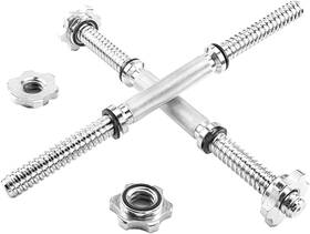 Dbb-35-amz Rowland Harbor Threaded Dumbbell 32cm/12.6inch Silver Dbb-35-amz Rowland Harbor Threaded Dumbbell 32cm/12.6inch Silver