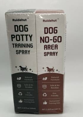 Ruidehut 791126296445 Dog Training Spray Potty 3.38oz Bottles
