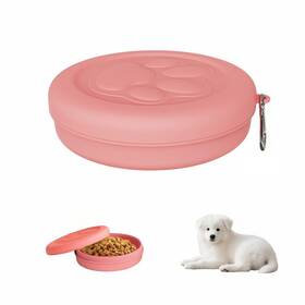 Ryandesign Rd-pb250 Portable Dog Food And Water Bowl For Travel - Rotating Lock Spill-proof Pet Dis