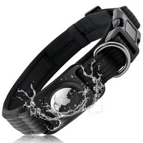 Sankala 769894839508 Airtag Dog Collar With Holder Military Heavy Duty Pet