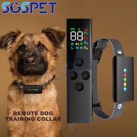 Sgspet Vs2-1 Rechargeable Anti No Barking Collar Electric Shock Dog Bark Training