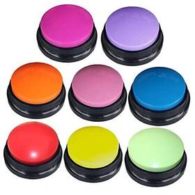 Shi Bang Yuan Svy211 8 Color Voice Recording Button Dog Buttons For Communication Pet Training