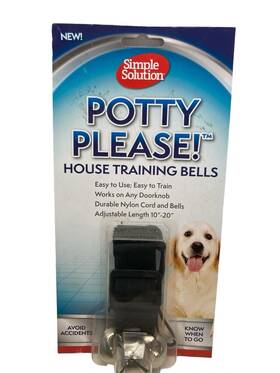Simple Solutions 010279000205 Potty Please House Training Bells- Bells And Durable Nylon Cord