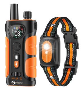 Slopehill D17t Dog Shock Collar 4200ft Training With Remote Ipx8 Waterproof E-col