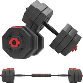 Hsyl001-30 Soges Adjustable Dumbbells Set Iron Sand Mixture Octagonal Designed Black