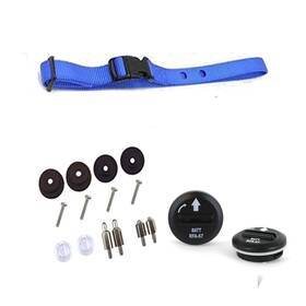 67-d-11 Sparky Pet Co 024764776520 1 Nyl 2 H 1.25 Replacement Strap With Rfa 529 Kit And Batteries Blue