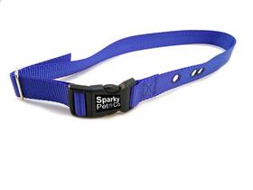 Sparky Pet Co Mlt-ut-bl.75 3/4 Inch Nylon Replacement Strap 3 Holes 2 Together 1 Apart