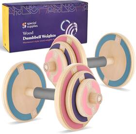 Special Supplies 850064484489 Kids Wooden Workout Play Weights 12 X 13 Inches Multicolor Special Supplies 850064484489 Kids Wooden Workout Play Weights 12 X 13 Inches Multicolor