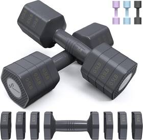 Y22-82002-27-wq0816 Sportneer Adjustable Dumbbells Hand Weights Set 4 In 1 Weight Each 2lb 3lb Y22-82002-27-wq0816 Sportneer Adjustable Dumbbells Hand Weights Set 4 In 1 Weight Each 2lb 3lb