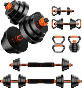 Stepwaver 198715901535 Adjustable Dumbbell Set 20lbs/50lbs/70lbs/90lbs Free Weights 20lb 10lb Pair