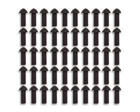 Stop & Go 5075 And Mushroom Plug Tire Repair For Punctures Flats - 1 Inch Length