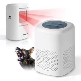 Sun850 Sunyou Dog Barking Alarm Motion Detector Outdoor Sensor Middle White