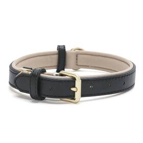 Lp04csb007 Tanpie Leather Dog Collar For Small Medium Large Dogs Soft Waterproof Padded