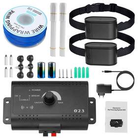 Teqhome 730056080175 Electric Fence For Dogs Underground Dog System With 2 Rechargeable Wat Teqhome 730056080175 Electric Fence For Dogs Underground Dog System With 2 Rechargeable Wat
