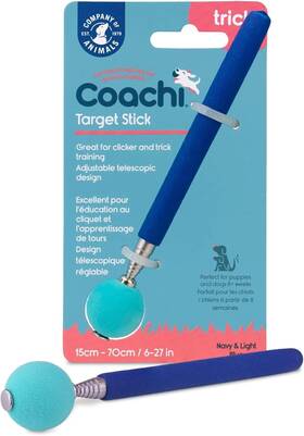 The Company Of Animals 886284411608 Coachi Target Stick Telescopic Design With Large Navy