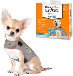 Thundershirt Sptgxxs-t01 For Dogs Xx Small Heather Gray Classic - Dog Anxiety Relief