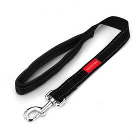 541695-salzz-b Tiesome Short Dog Leash With Padded Handle Double Webbing Nylon Reflective P 541695-salzz-b Tiesome Short Dog Leash With Padded Handle Double Webbing Nylon Reflective P