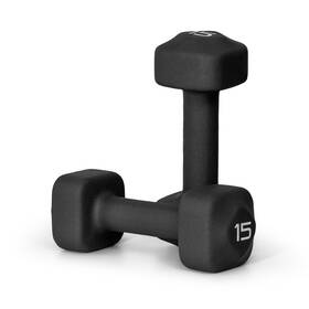 Sdn9pis-tn30-bk Tone Fitness 15 Lb Neoprene Dumbbell Pair For Home - Black