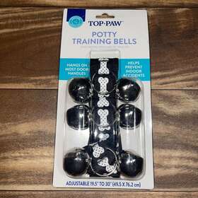 Top Paw 737257986480 Dog Potty Training Bells Adjustable 19.5 Inch To 30 - Brand New