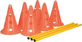 Trixie 32091 Dog Agility Hurdle Cone Set With Height Orange