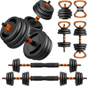 Tuyohw 733506124511 Adjustable Dumbbells 45lbs Free Weight Dumbbell Set With Black And Orange Tuyohw 733506124511 Adjustable Dumbbells 45lbs Free Weight Dumbbell Set With Black And Orange
