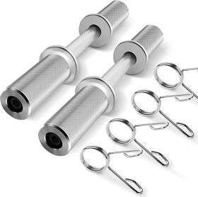 Uboway 750440616377 16 Inch /20 Olympic Dumbbell Handles Loadable 20