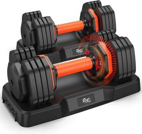 Ukeep 774882184515 25lb 55lb Adjustable Dumbbells Set 5lb To A Pair Ukeep 774882184515 25lb 55lb Adjustable Dumbbells Set 5lb To A Pair