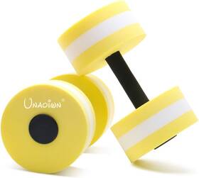 Unaoiwn 791809009379 Water Weights For Pool Exercise 2pcs New Version Yellow
