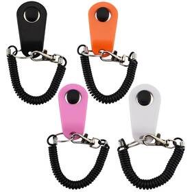 Urbest Pt-clk-4 4pcs Pet Training Clicker With Wrist Strap-dog Clickers Webbing