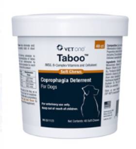 601125 Vetone Taboo Soft Chewables 40 Count Coprophagia Deterent For Dogs 601125 Vetone Taboo Soft Chewables 40 Count Coprophagia Deterent For Dogs