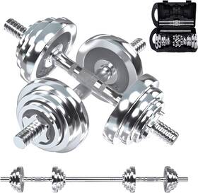 Vivitory 759838306425 Fitness Dumbbells Set Adjustable Weight Sets Up To 11/22/44/66/110