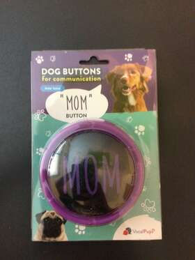 Vocal Pups 065009383054 Dog Buttons For Communication Inch Mom Button Male Voice