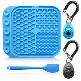 Vveifo Msh-0033 Dog Training Clicker Kit Pet Clickers And Food-grade Licking Mats