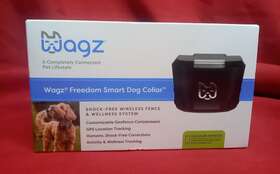 Wagz Sp0300ml008 Freedom Smart Dog Customizable Geo-fence Collar Plus Boost Battery